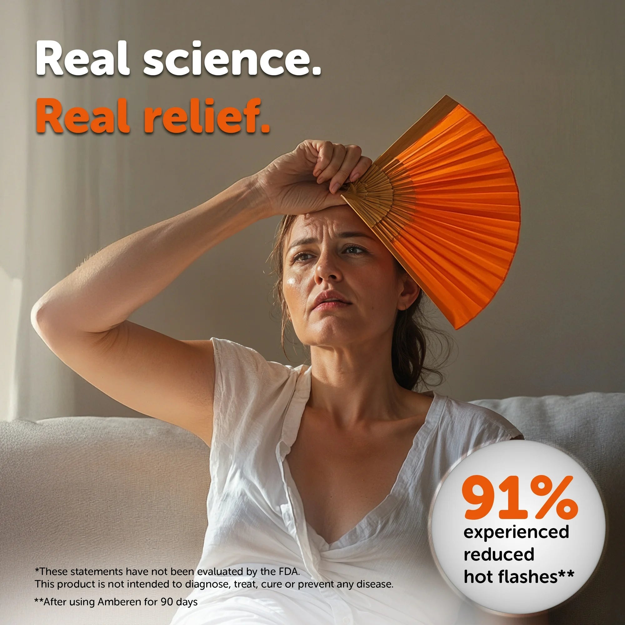 Amberen Multi-Symptom Menopause Relief, Estrogen Free, Drug Free, 60 Capsules (Pack of 1) 24Hr Smart